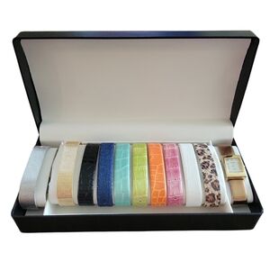Gossip Quartz Watch Boxed Set with 11 Interchangeable Bands